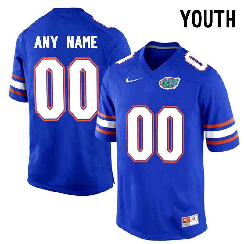 Youth Florida Gators Customized College Football Jersey Blue